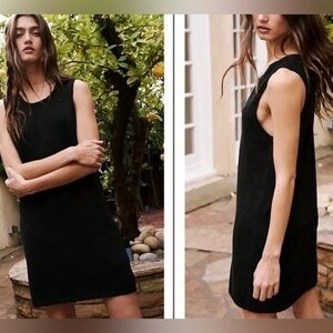 NWOT Free People, Nina Sweater Mini Dress X-Small in Black